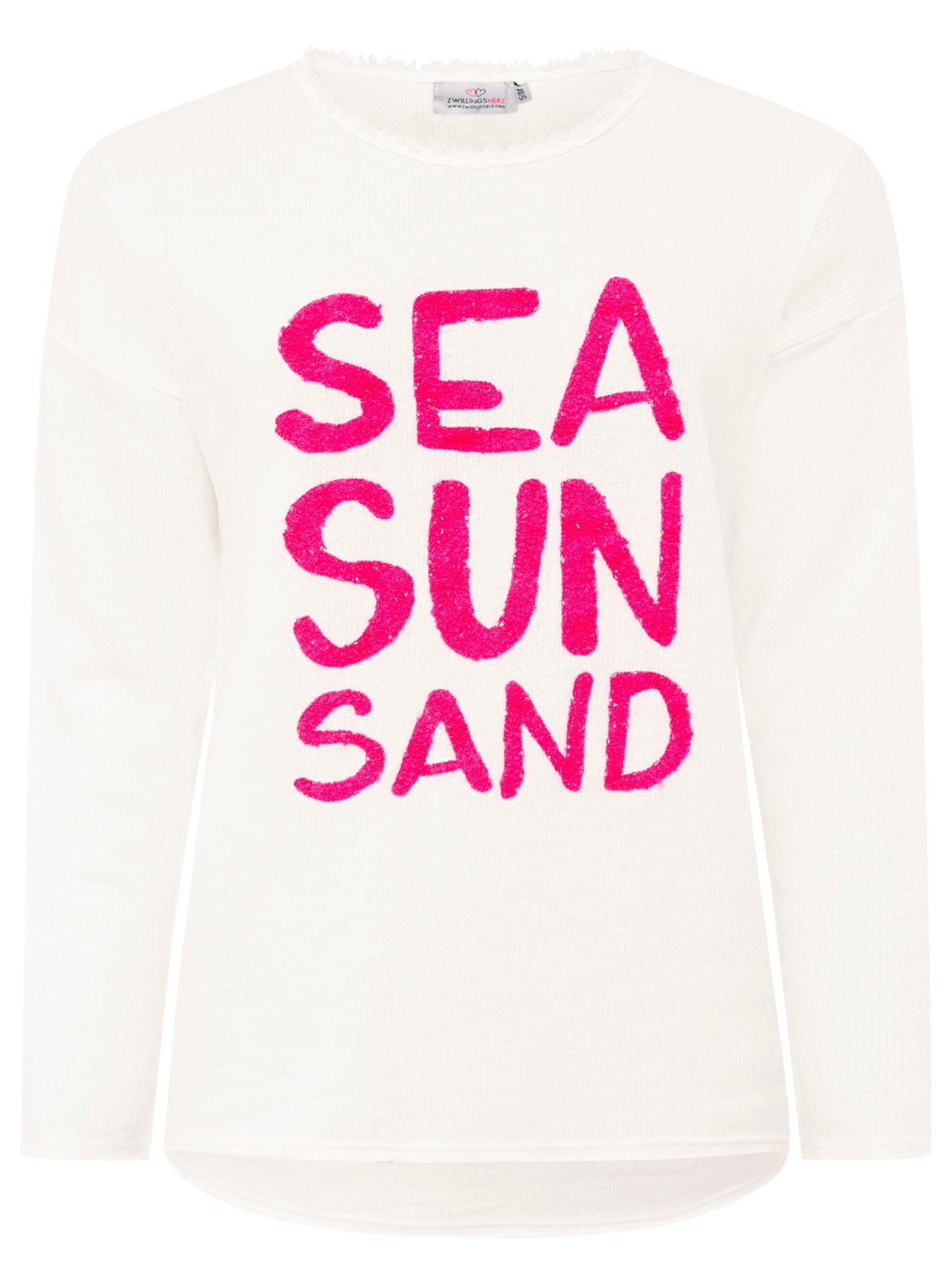 Zwillingsherz Damen Sweatshirt "Sea Sand Sun"