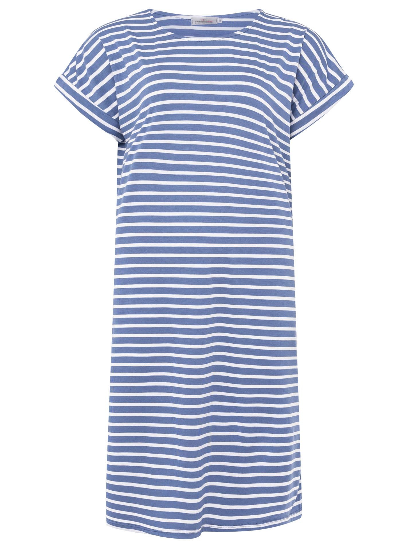 Zwillingsherz Damen Mini-Kleid "Streifen"