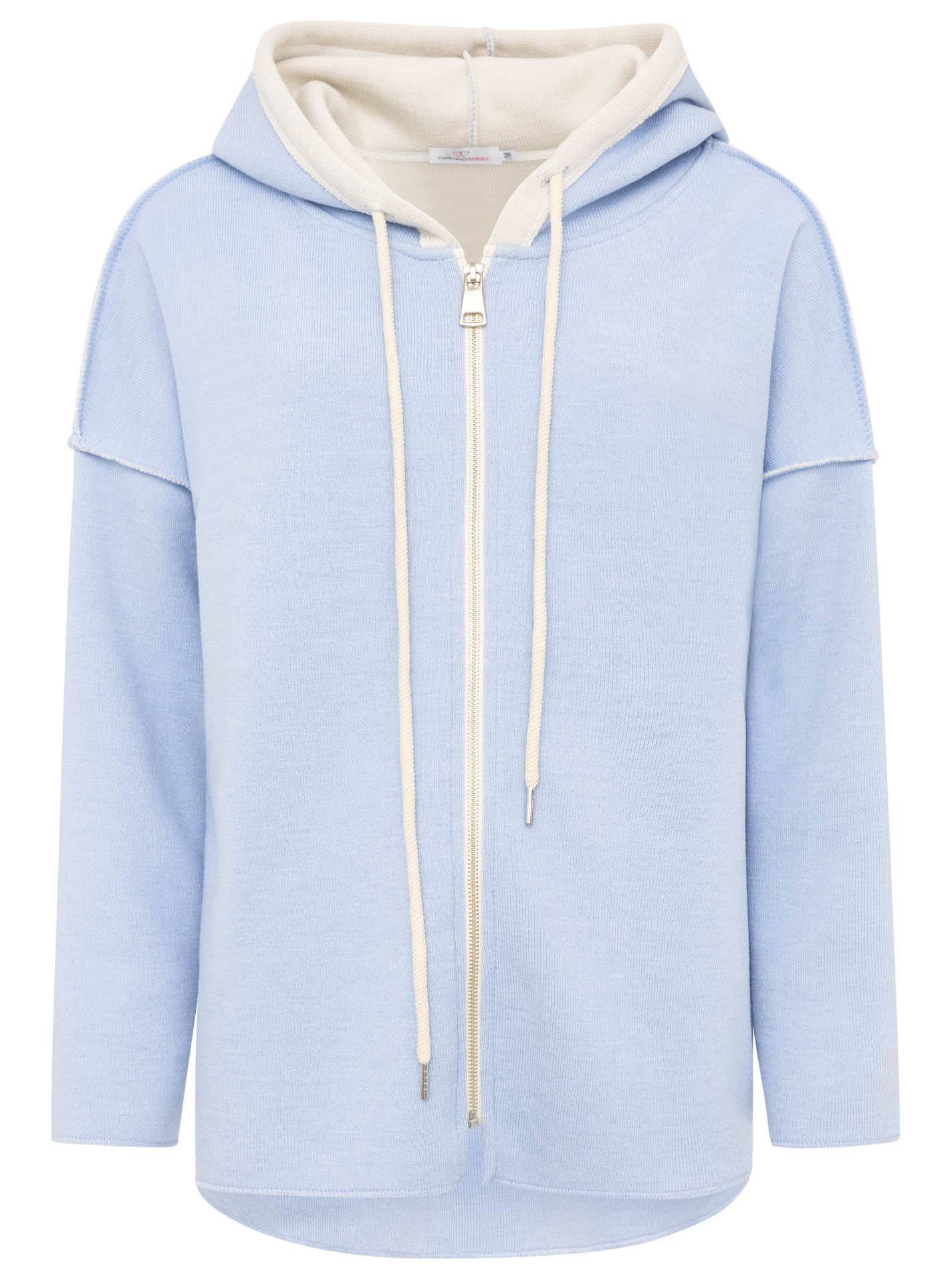 Zwillingsherz Damen Hoodiejacke Doubleface Zipper "Spring"