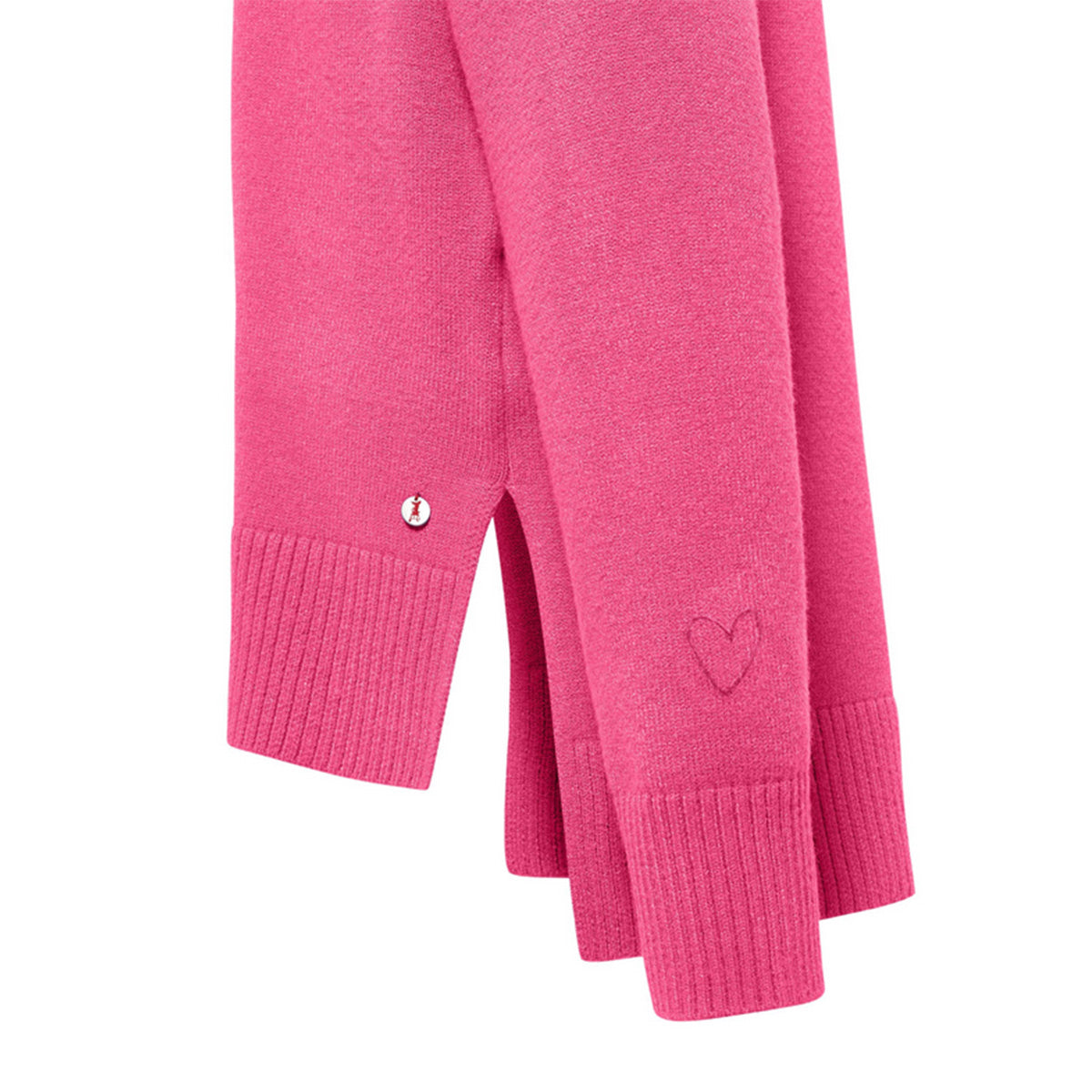 Frieda & Freddies Damen Strick-Rollkragenpullover 3353 crazy pink