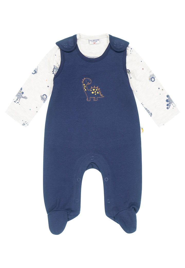 Salt & Pepper Baby   Jungen Playsuit B.Boys Playsuit Dino EMB 35241512