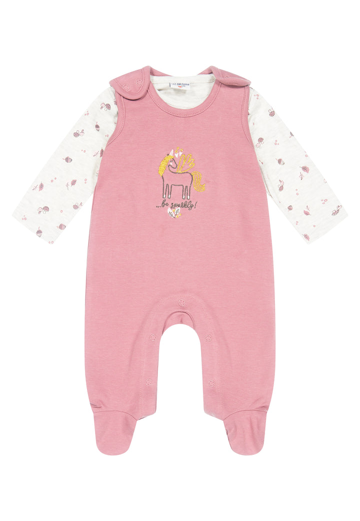 Salt & Pepper Baby   Mädchen Playsuit B.Girls Playsuit Unicorn EMB 35241612