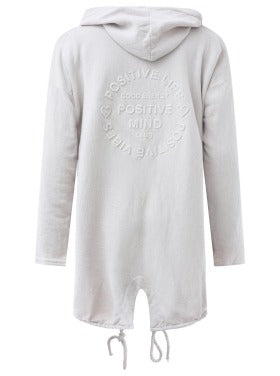 Zwillingsherz Damen Hoodiemantel "Positive Mind"