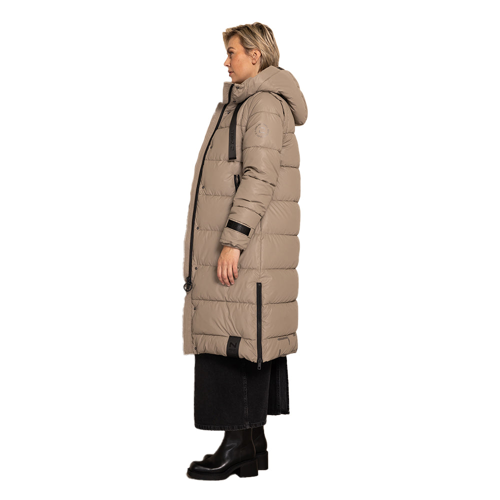 Zhrill Damen Winterjacke ZHISI MAX NEW - taupe
