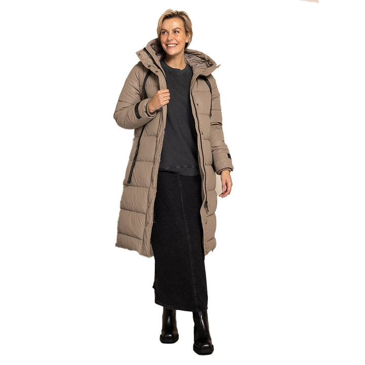 Zhrill Damen Winterjacke ZHISI MAX NEW - taupe