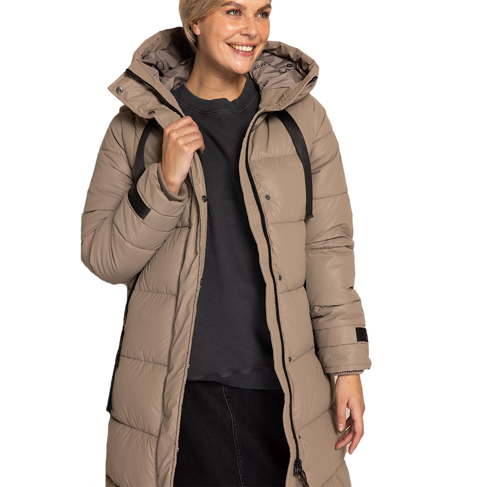 Zhrill Damen Winterjacke ZHISI MAX NEW - taupe