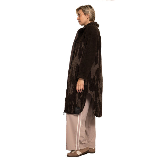 Zhrill Damen Teddy-Fleece Jacke ZHKARTINI - coffee