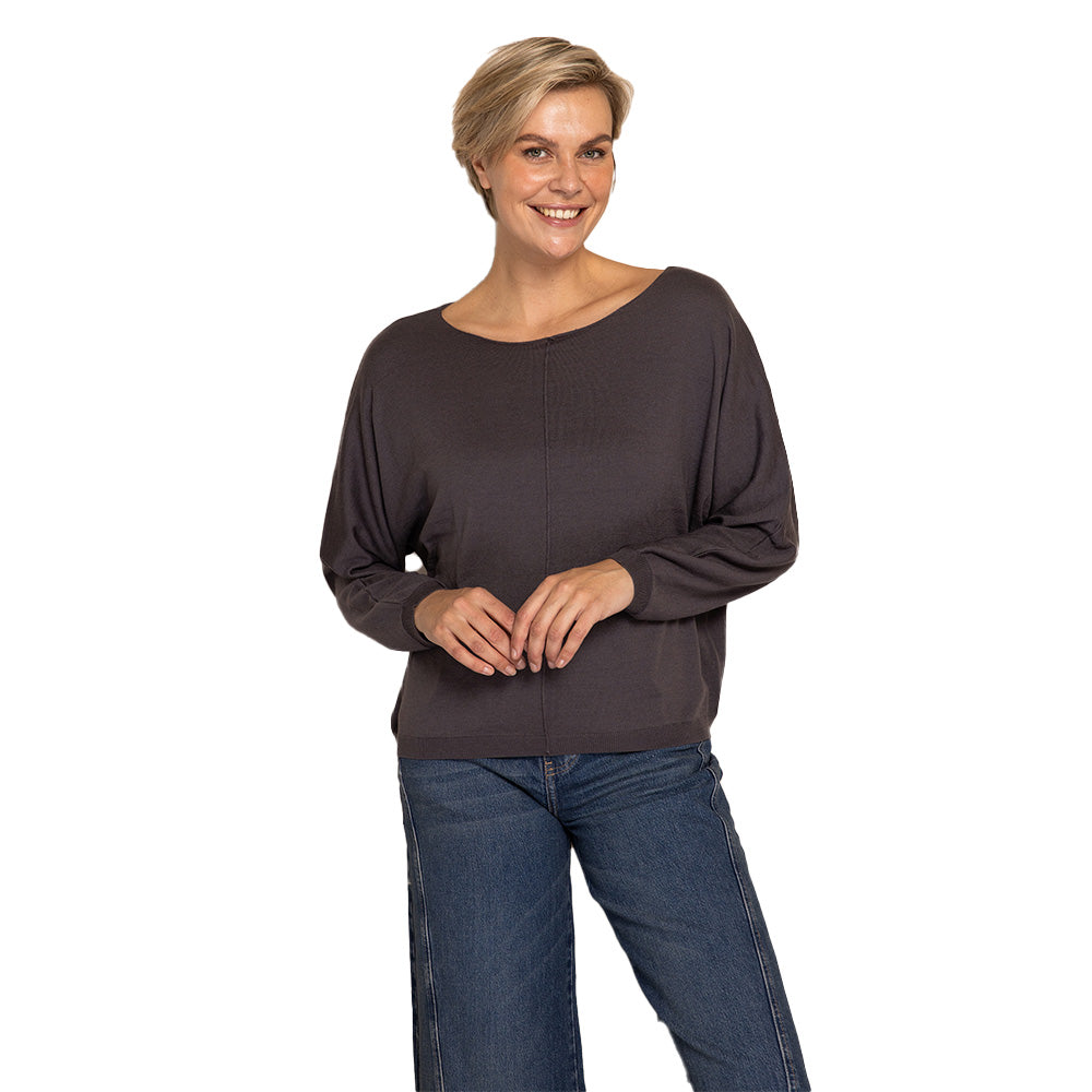 Zhrill Damen Strickpullover ZHLUNI -anthra