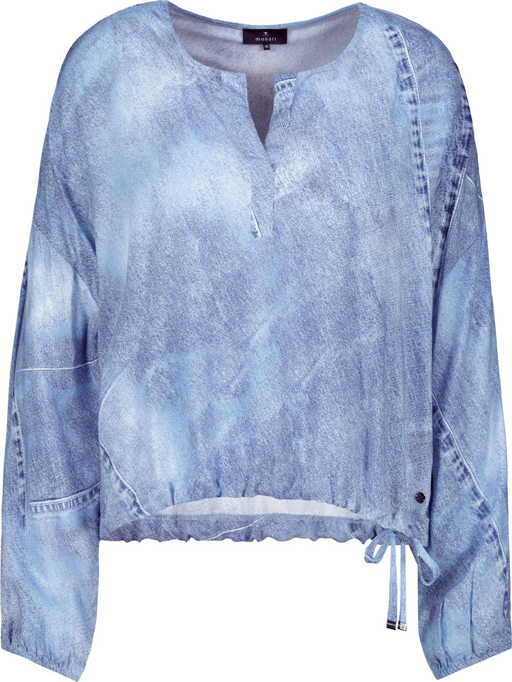 Monari Damen Schluse Denim Print