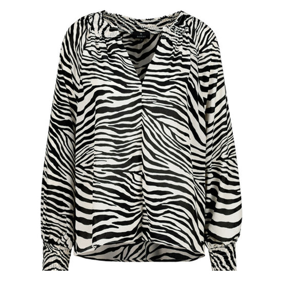 Monari Damen Bluse Allover-Print