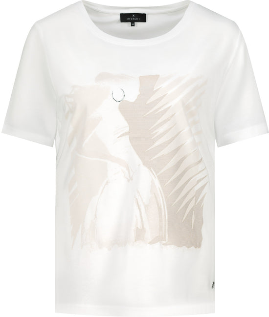 Monari Damen T-Shirt mit Frauenzeichnung