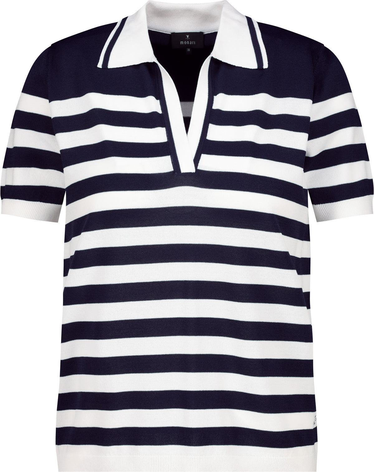 Monari Damen gestreiftes Poloshirt Côte d'Azur