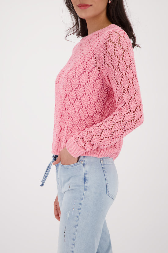 Monari Damen Strickpullover Ajour