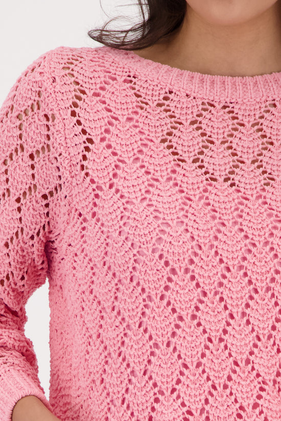 Monari Damen Strickpullover Ajour