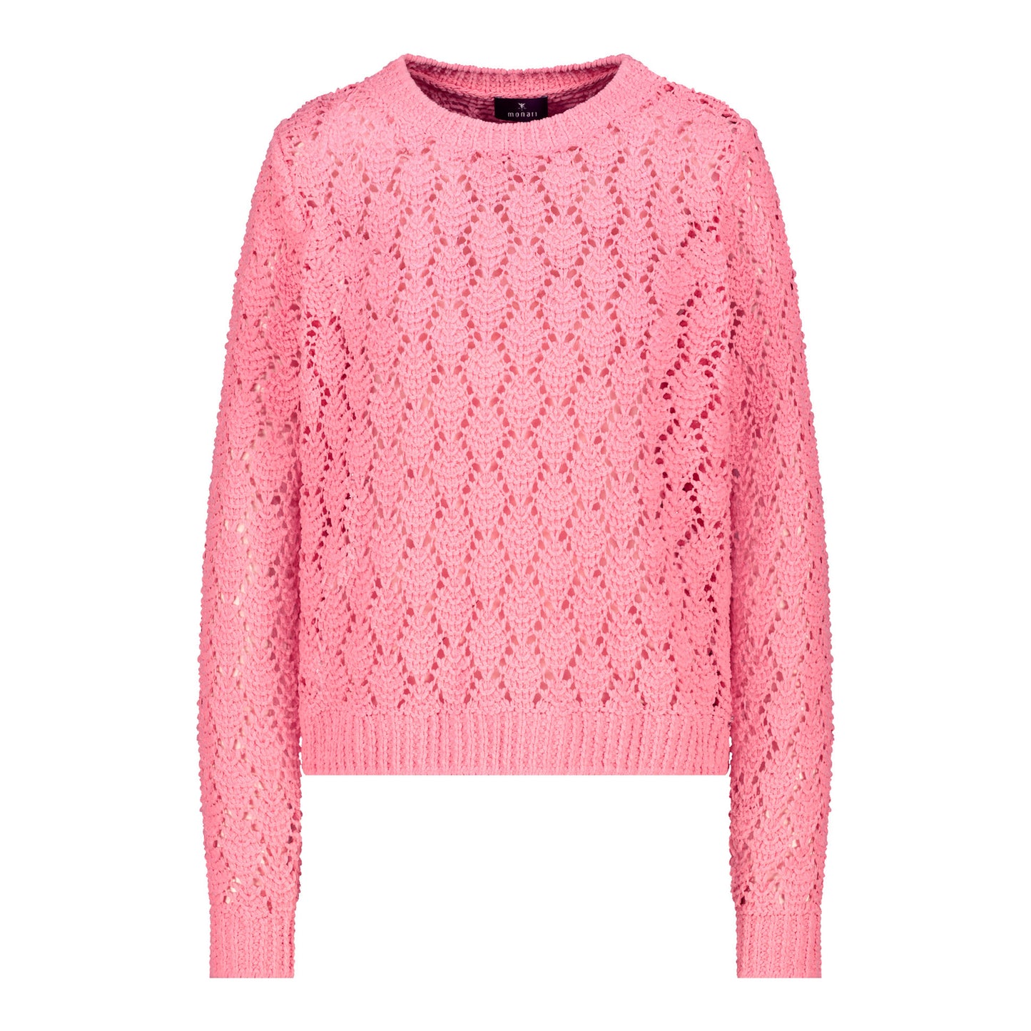 Monari Damen Strickpullover Ajour