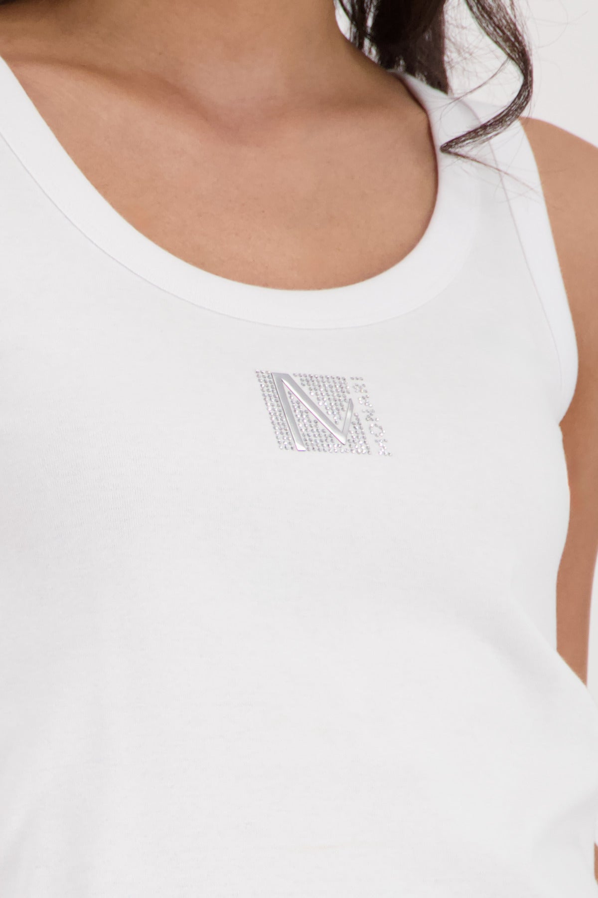 Monari Damen Top mit Schmuckdetails