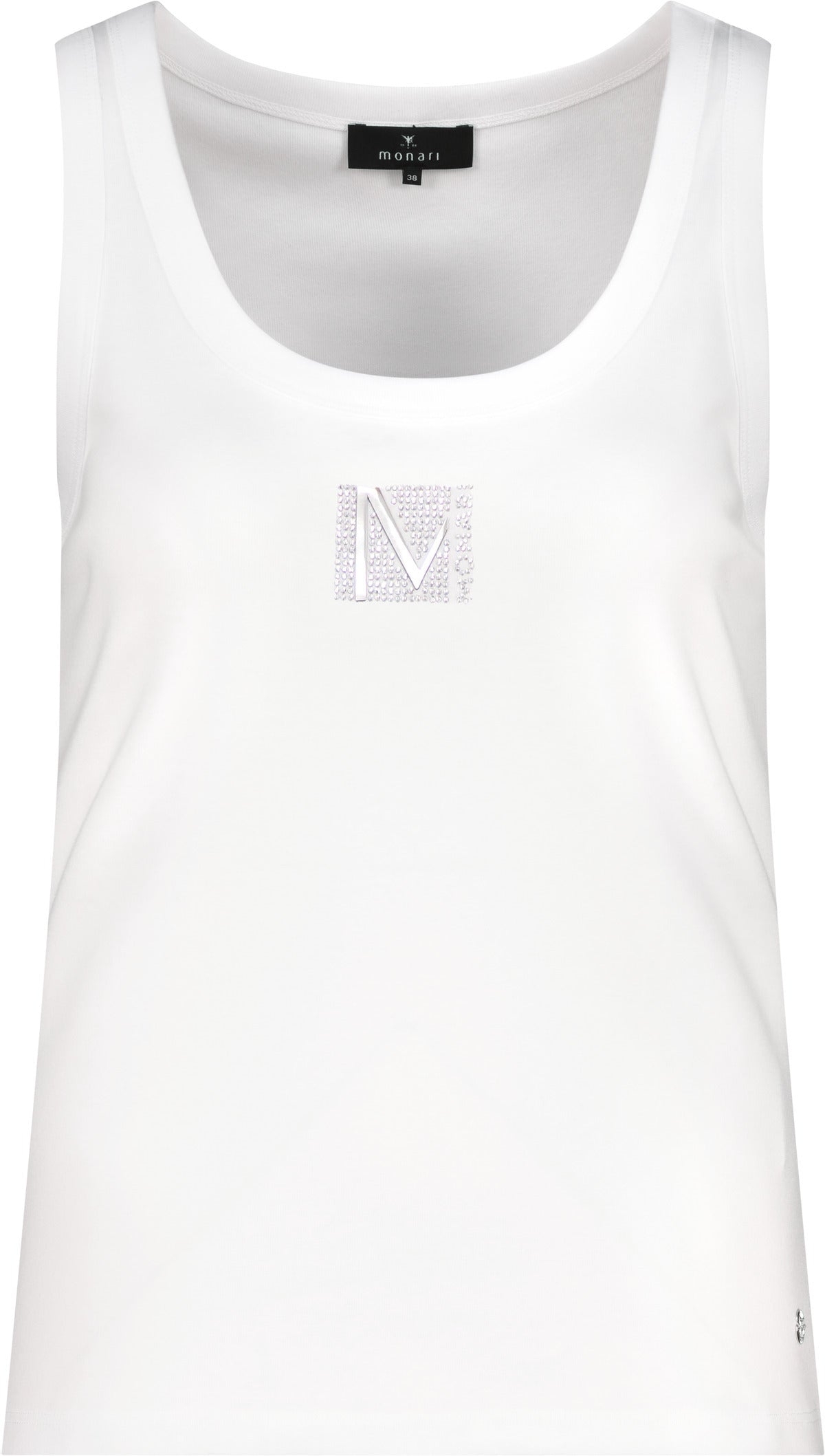 Monari Damen Top mit Schmuckdetails