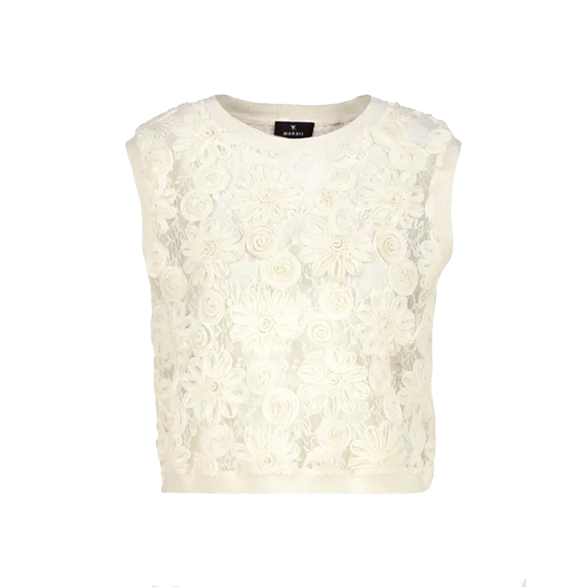 Monari Damen Top mit Spitze