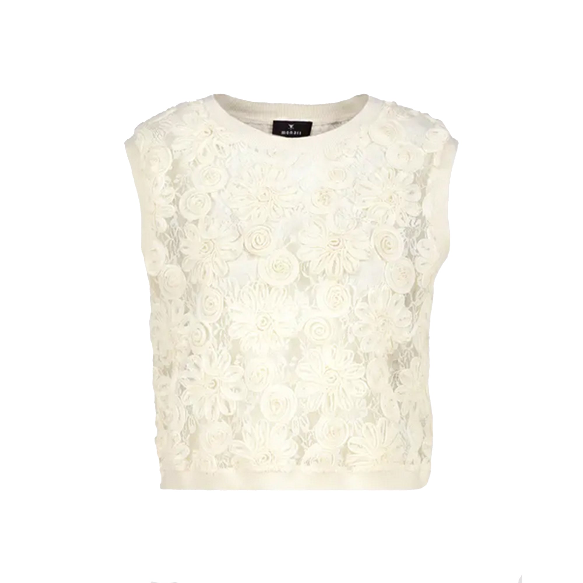 Monari Damen Top mit Spitze