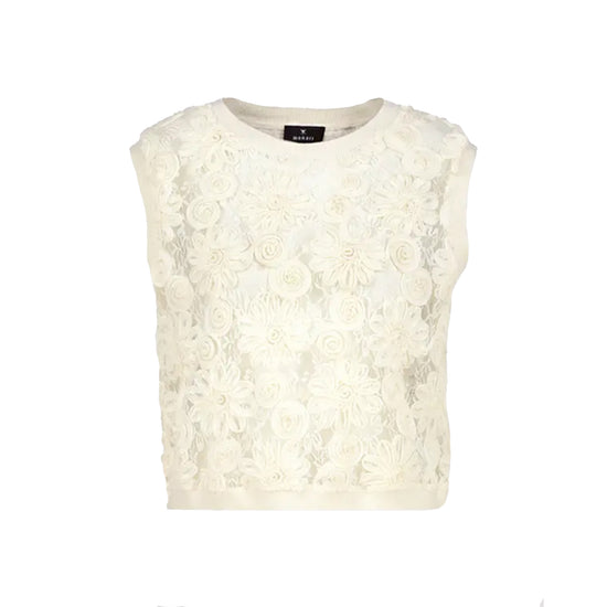 Monari Damen Top mit Spitze