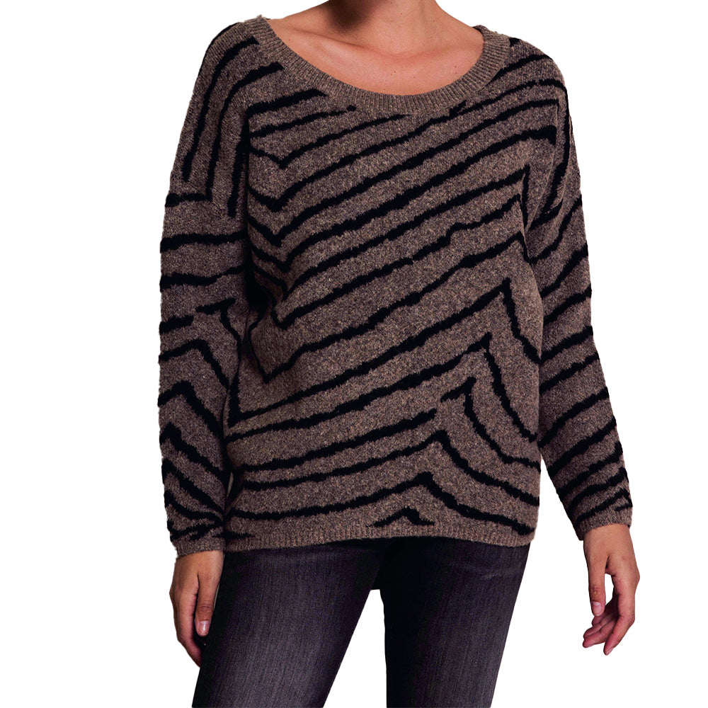 Zhrill Damen Pullover ZHNINA Zebra