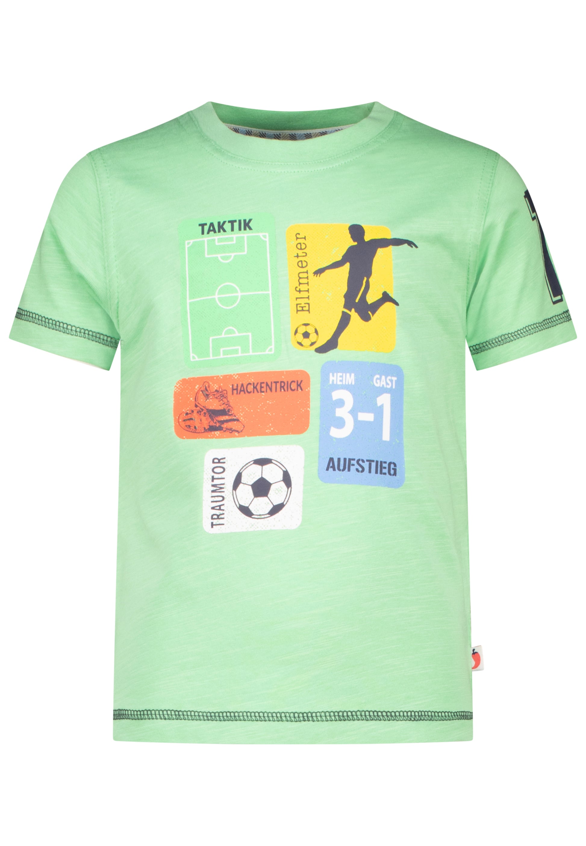 Salt & Pepper Jungen Boys TS printflockprint Soccer 43112765