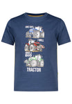 Salt & Pepper Jungen T-Shirt print EMB Tractor 43112787