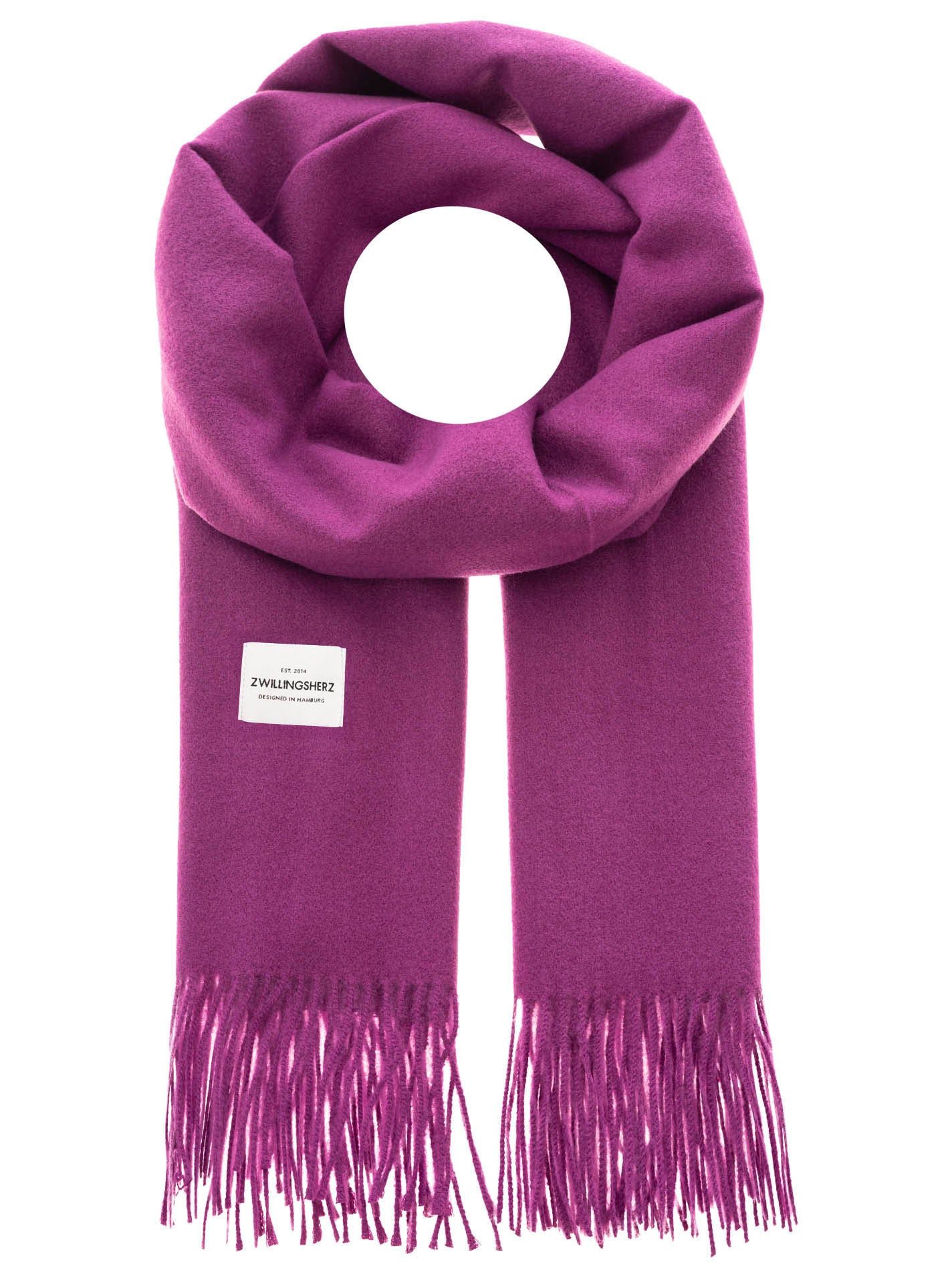Zwillingsherz Damen Schal "Uni & Franse"