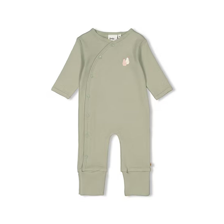 Feetje Baby Mädchen Schlafanzug Klapfuß uni Pears 50700155