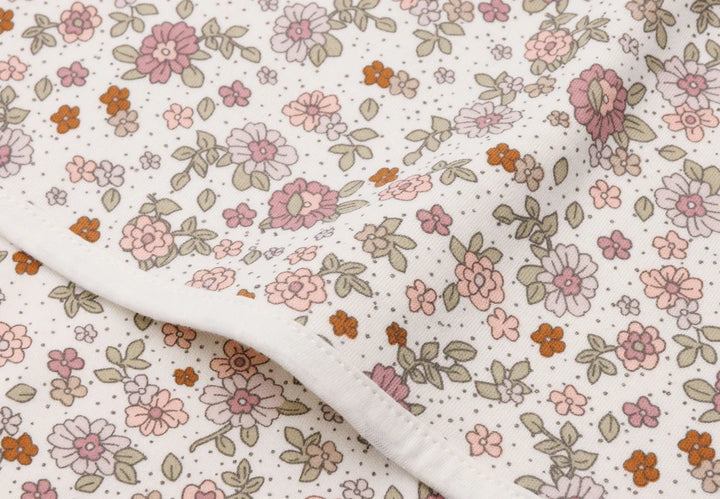 Jollein Decke Wiege Jersey - Retro Flowers