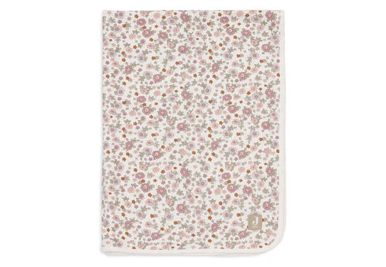 Jollein Decke Wiege Jersey - Retro Flowers