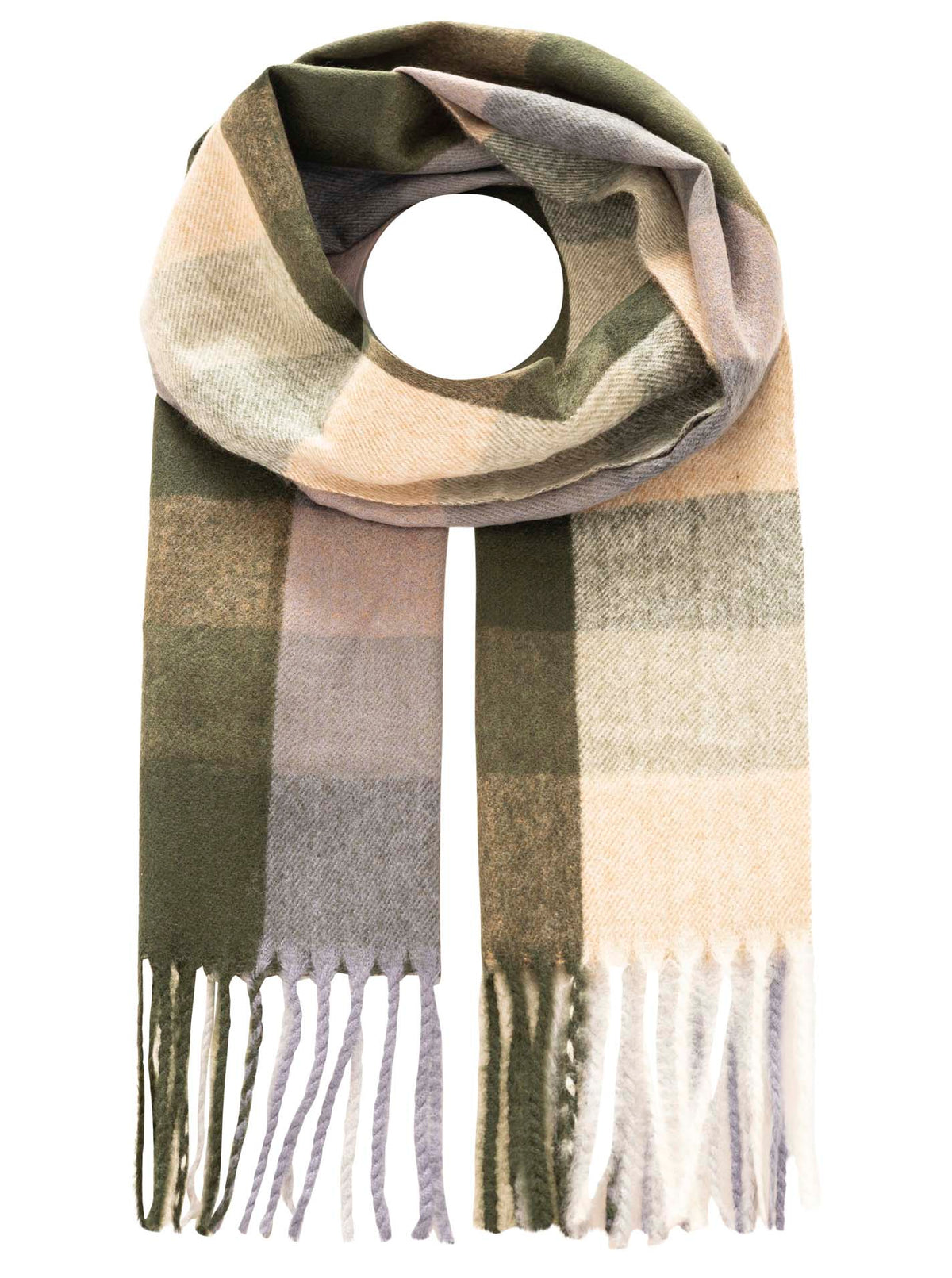 Zwillingsherz Accessoires Herrenschal "Große Karos"