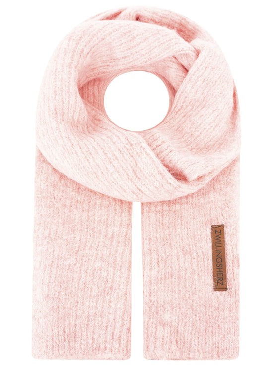 Zwillingsherz Accessoires Wollschal Mix "Rippe & Patch"