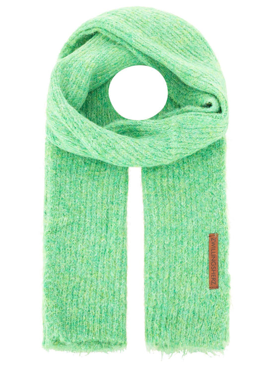 Zwillingsherz Accessoires Wollschal Mix "Rippe & Patch"