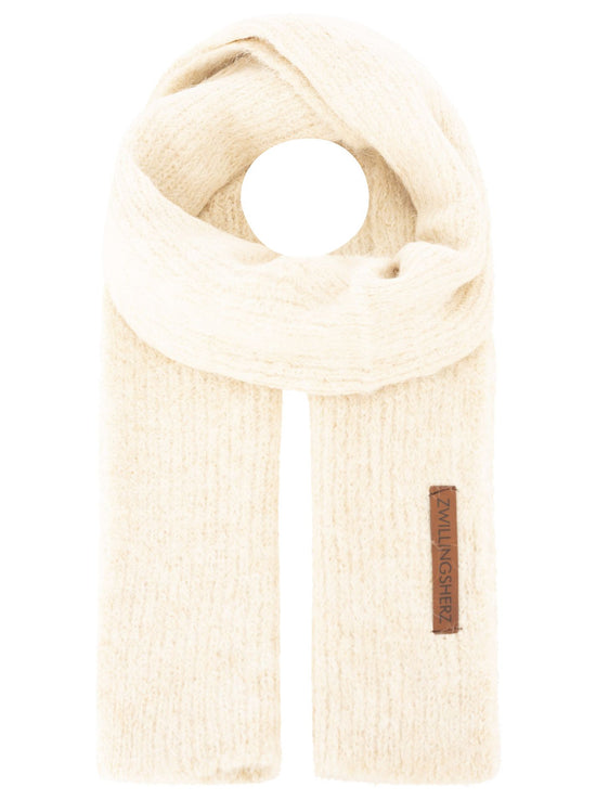 Zwillingsherz Accessoires Wollschal Mix "Rippe & Patch"