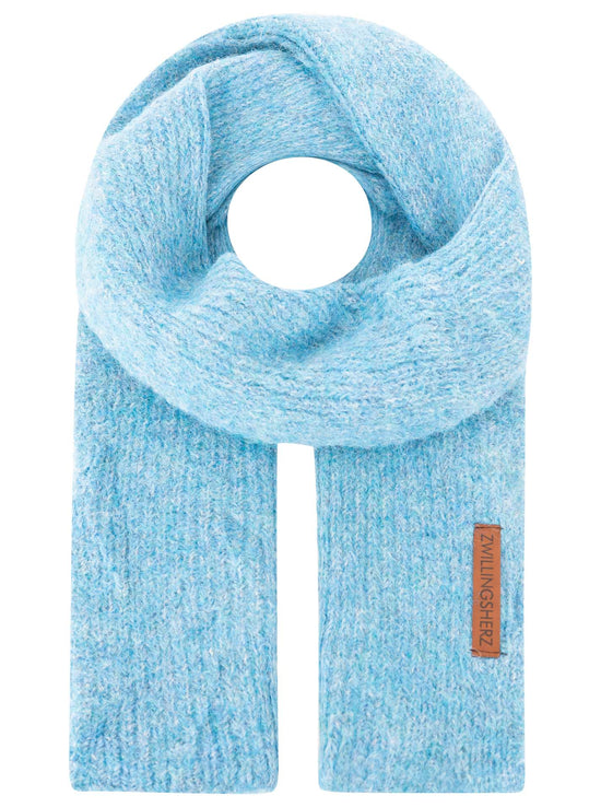 Zwillingsherz Accessoires Wollschal Mix "Rippe & Patch"