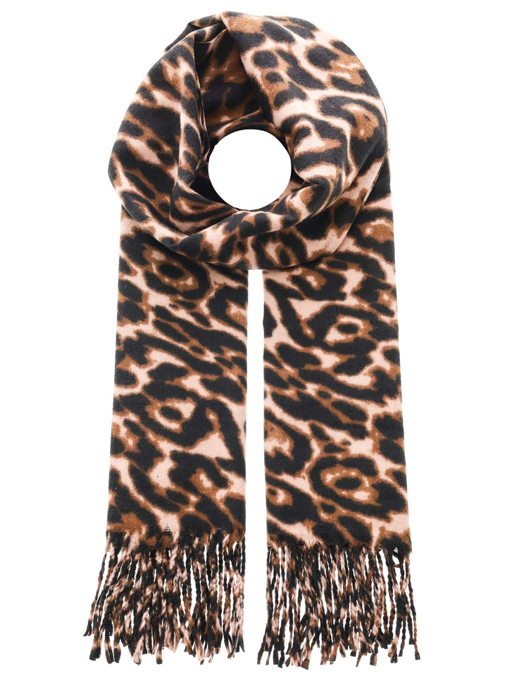 Zwillingsherz Damen Schal "Classic Leo Tassel"