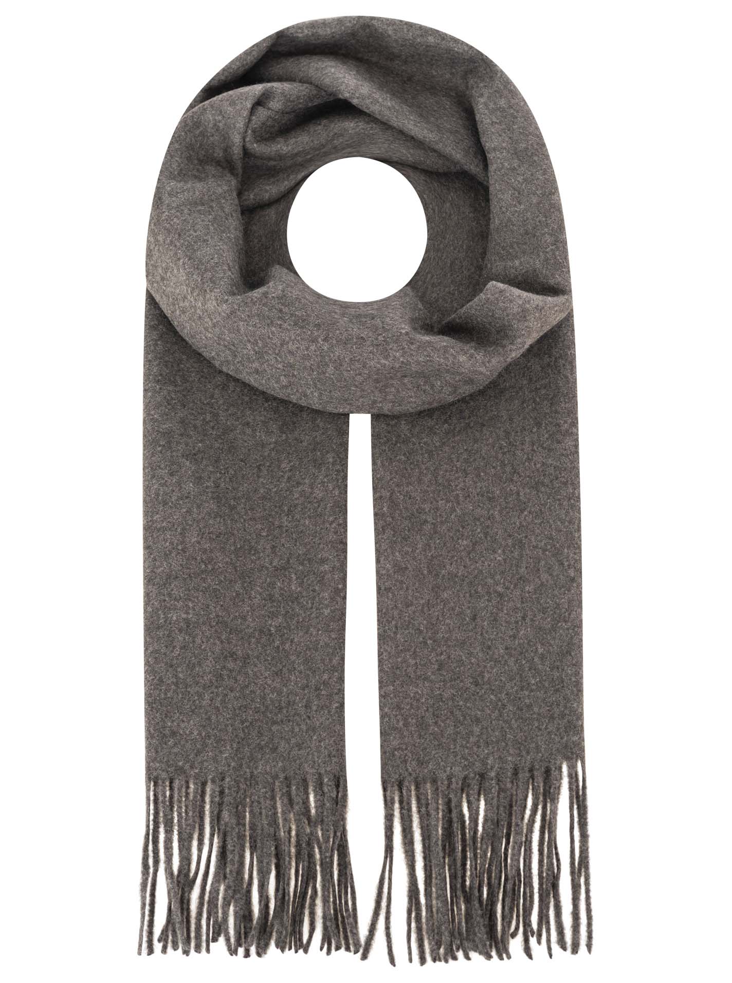 Zwillingsherz Accessoires Herrenschal Wollmix "Uni"