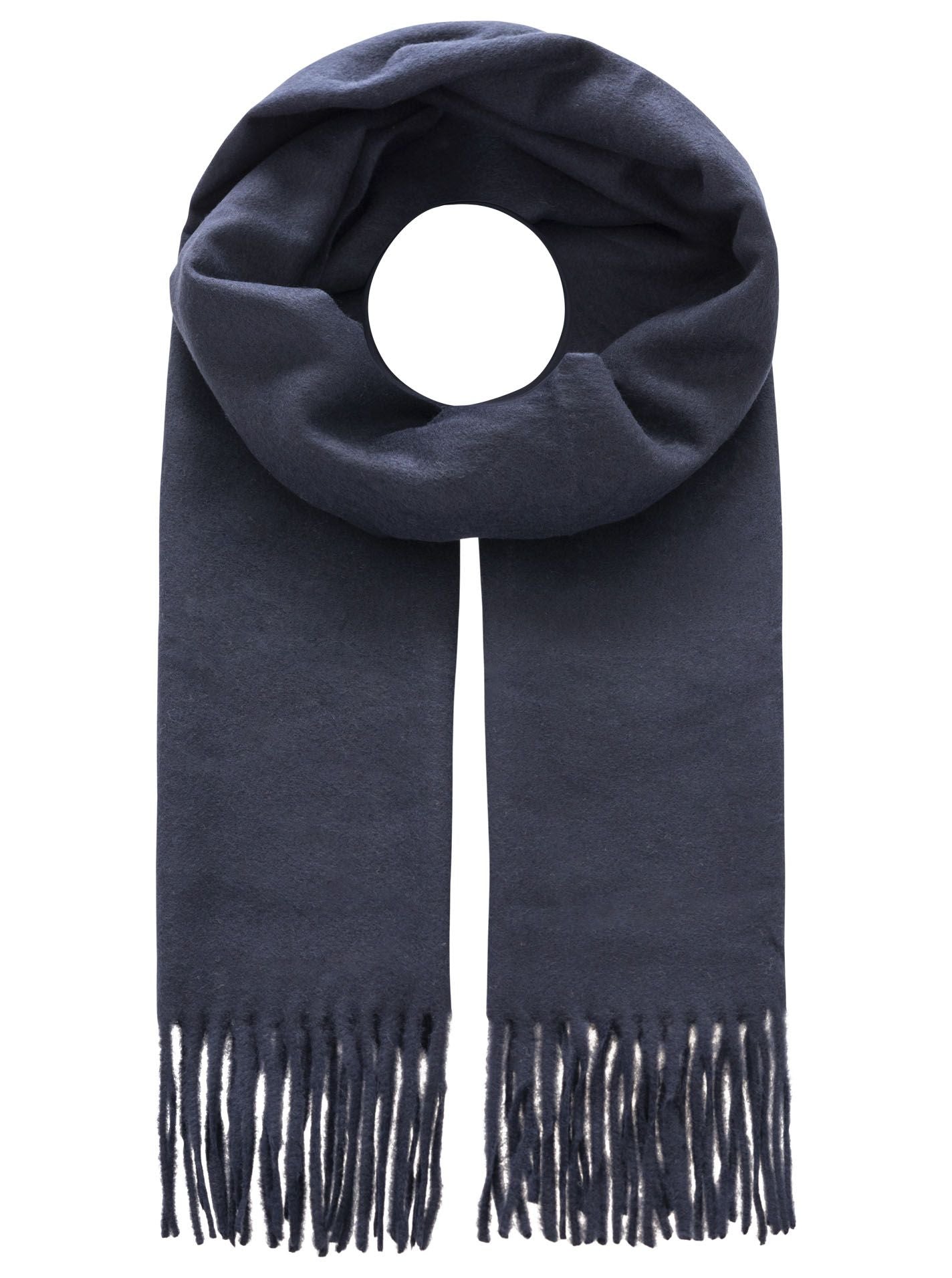 Zwillingsherz Accessoires Herrenschal Wollmix "Uni"