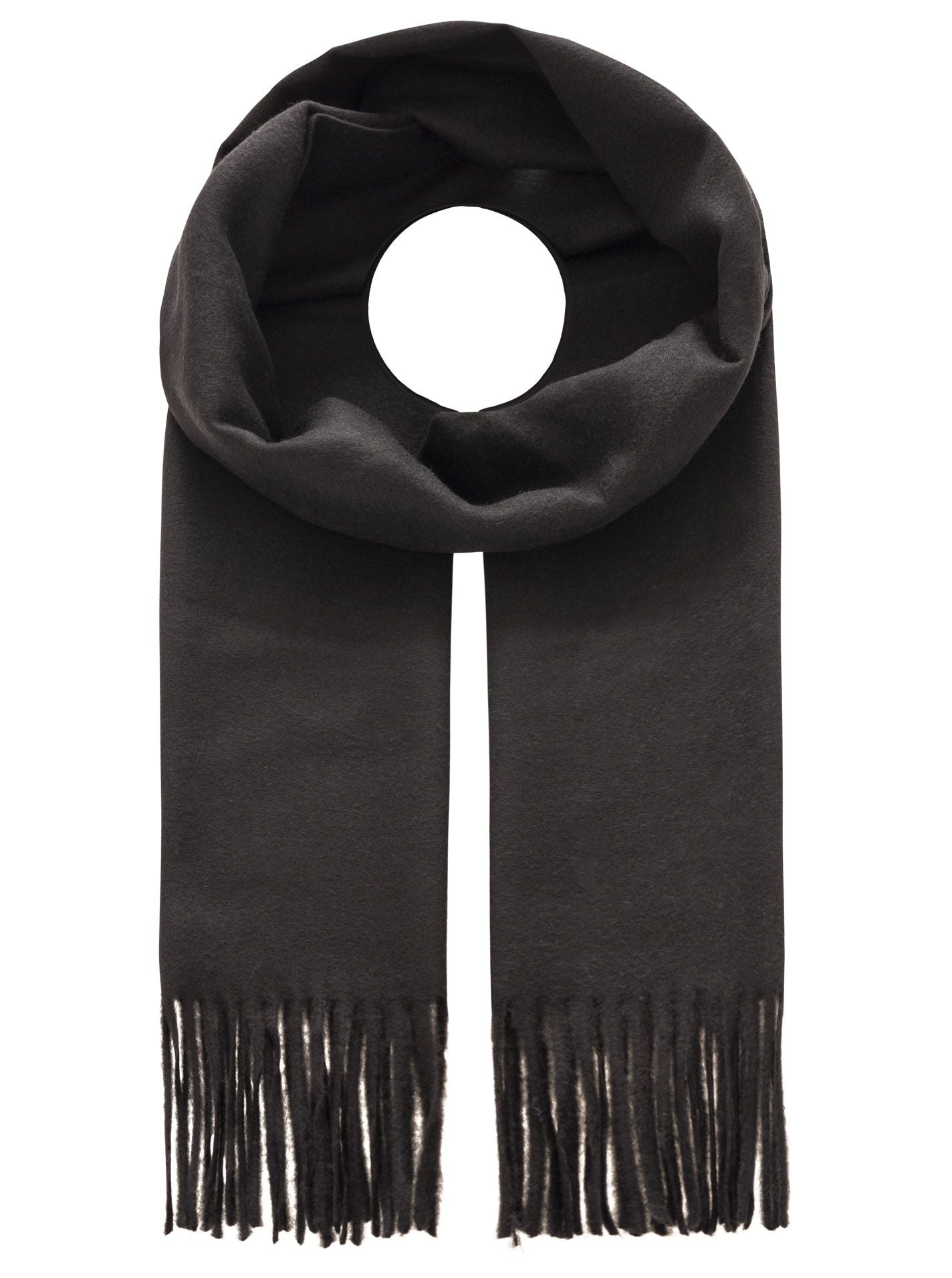 Zwillingsherz Accessoires Herrenschal Wollmix "Uni"