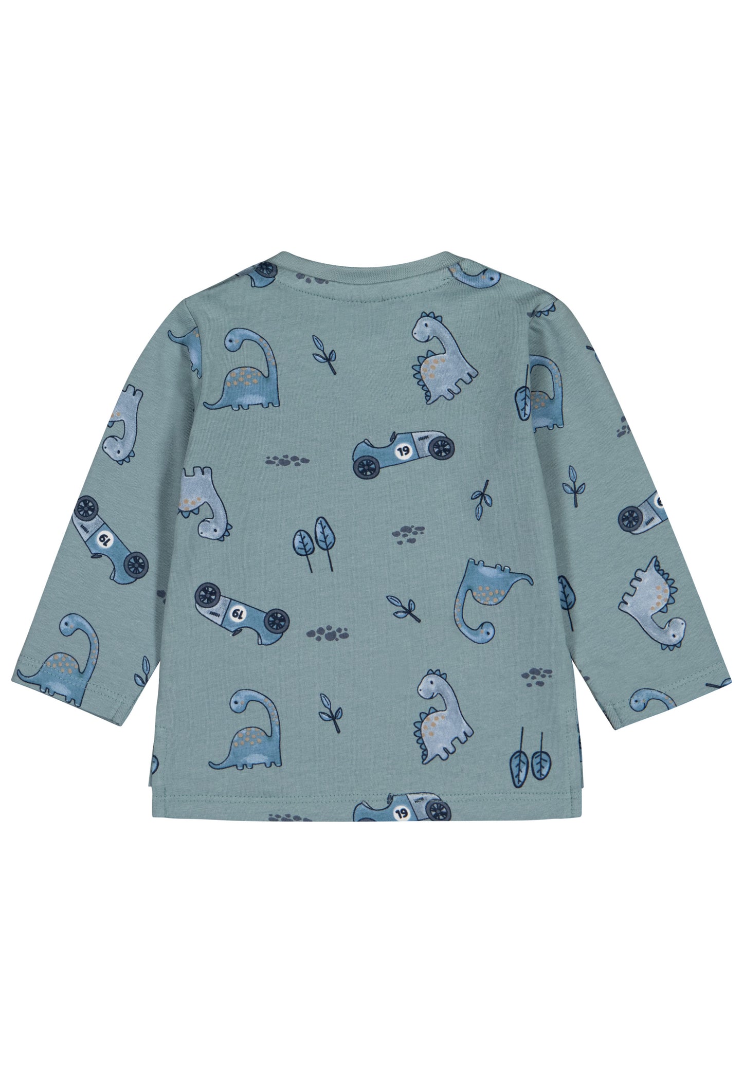 Salt & Pepper Longsleeve Baby Boys LS AOP Dino