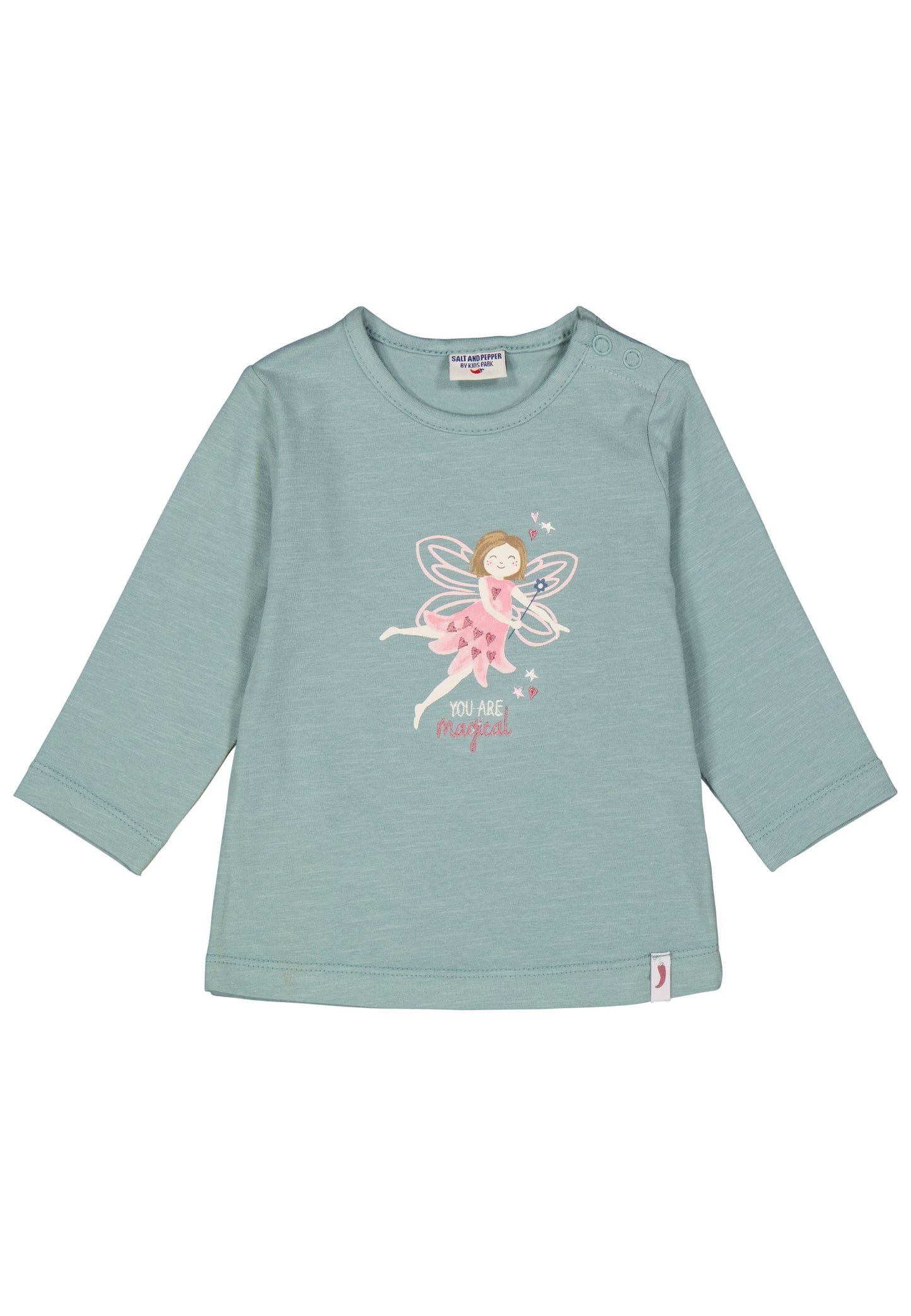 Salt & Pepper Longsleeve Baby Girls LS Magical print EMB