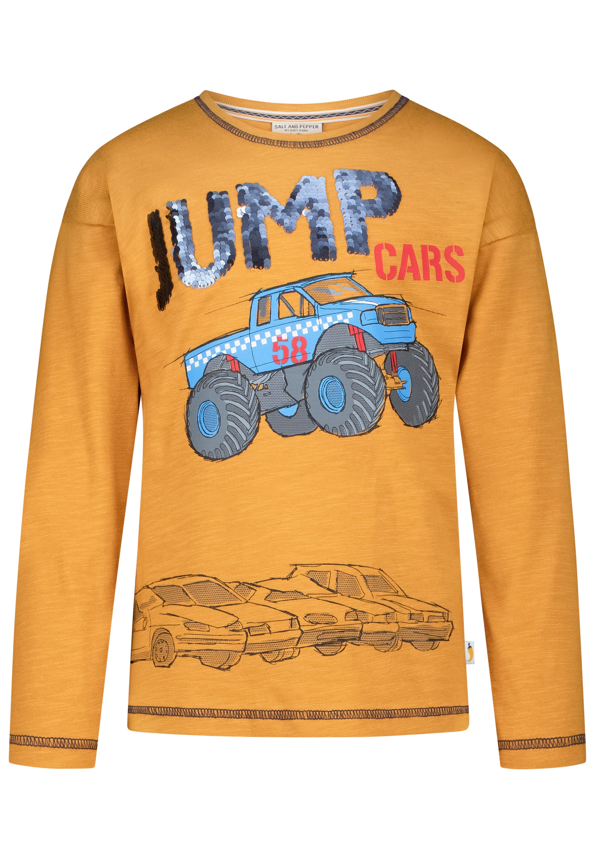 Salt & Pepper Longsleeve Boys LS print rev.seq. Car