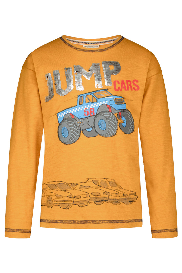 Salt & Pepper Longsleeve Boys LS print rev.seq. Car