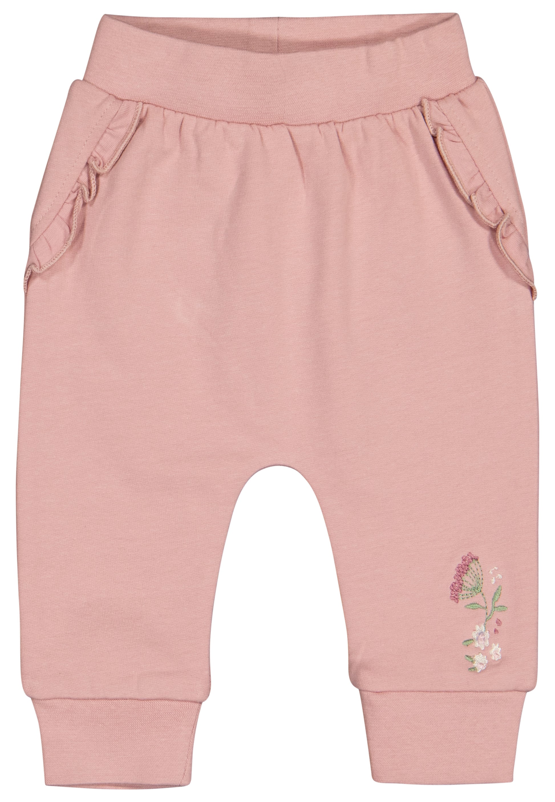 Salt & Pepper Trousers Baby Girls Trousers EMB Flower