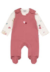 Salt & Pepper Playsuit Baby Girls Playsuit EMB Hearts