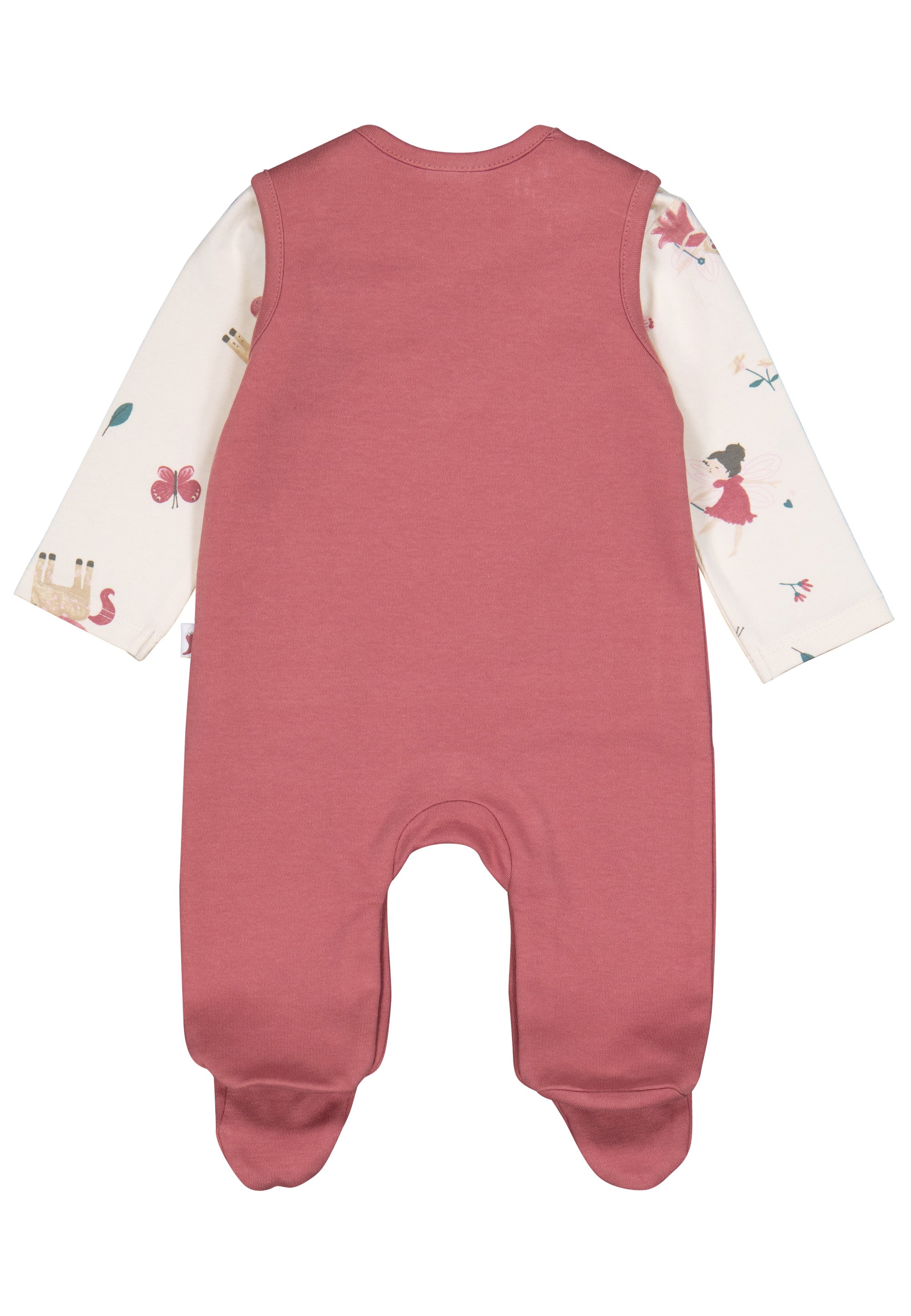 Salt & Pepper Playsuit Baby Girls Playsuit EMB Hearts