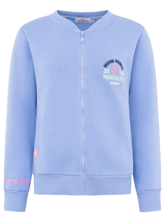 Zwillingsherz Damen Sweatbomberjacke "Meine Heimat"