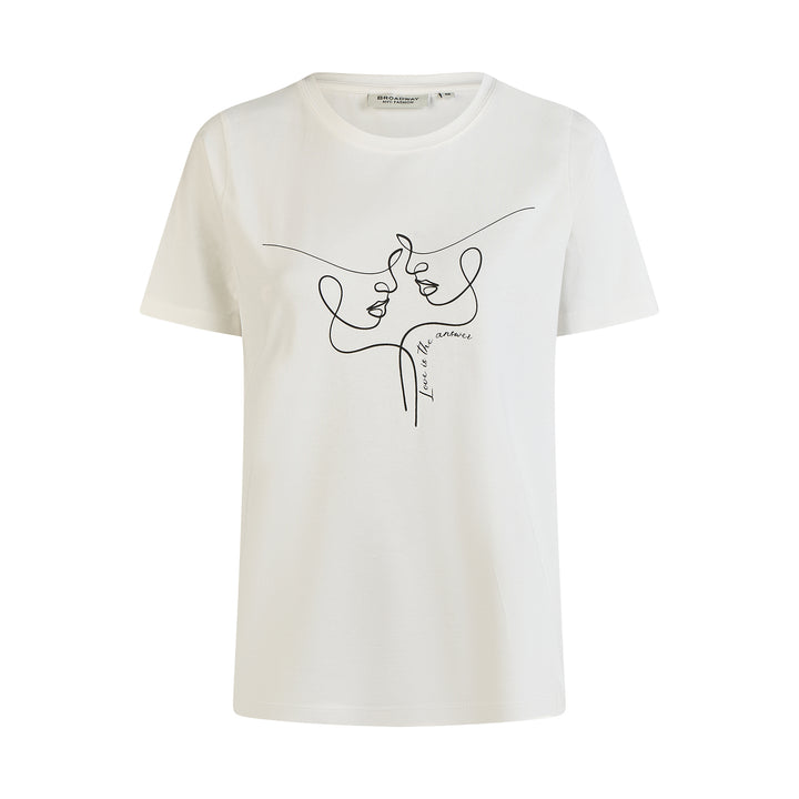 Broadway Damen T-Shirt 55004196 – soft white