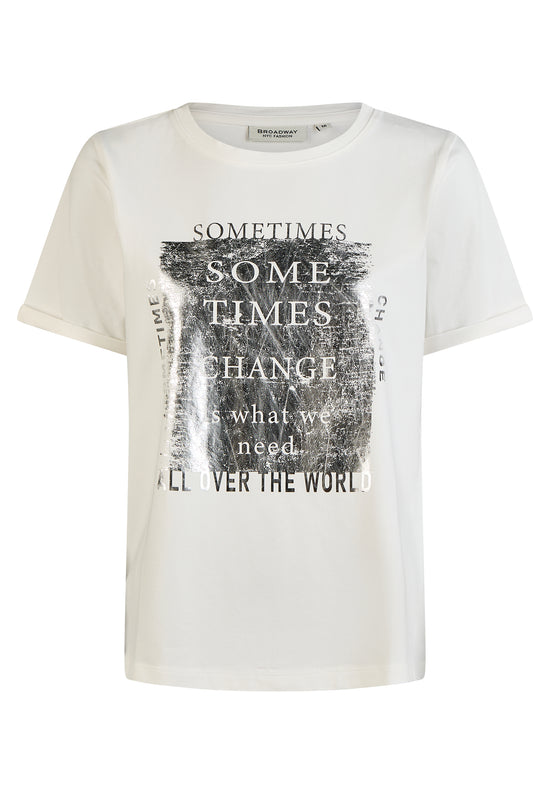 Broadway Damen T-Shirt 55004200 – soft white